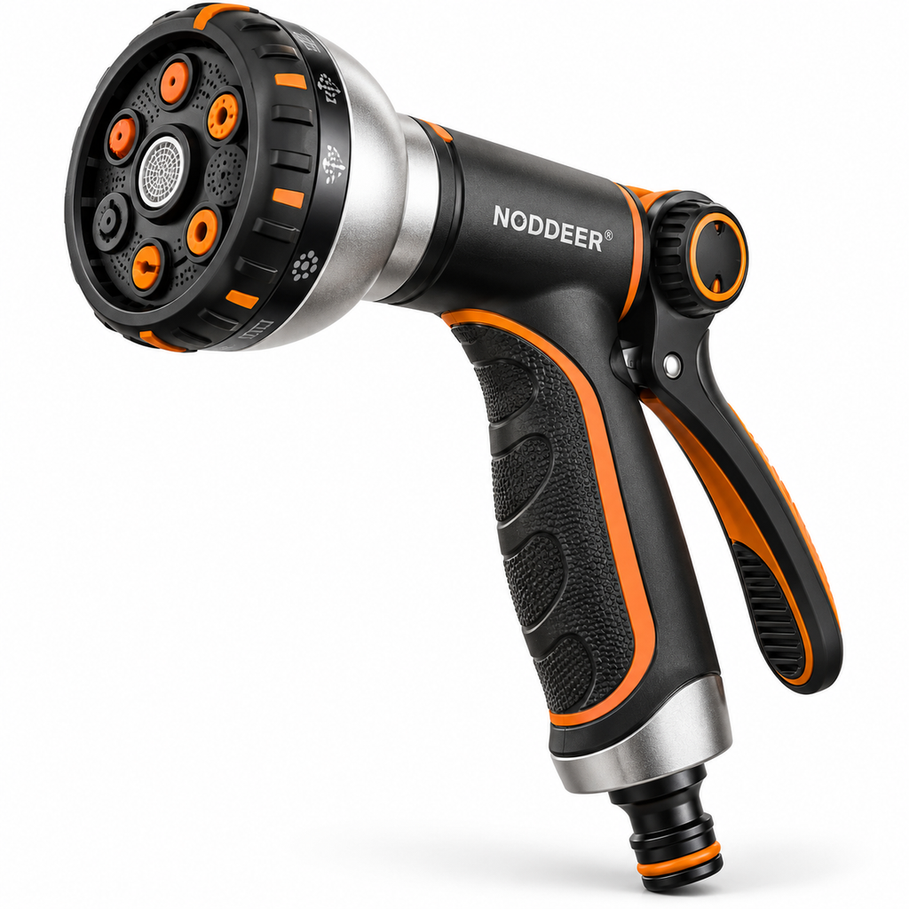 NODDEER® WaterJet Adjustable Garden Hose Spray Nozzle