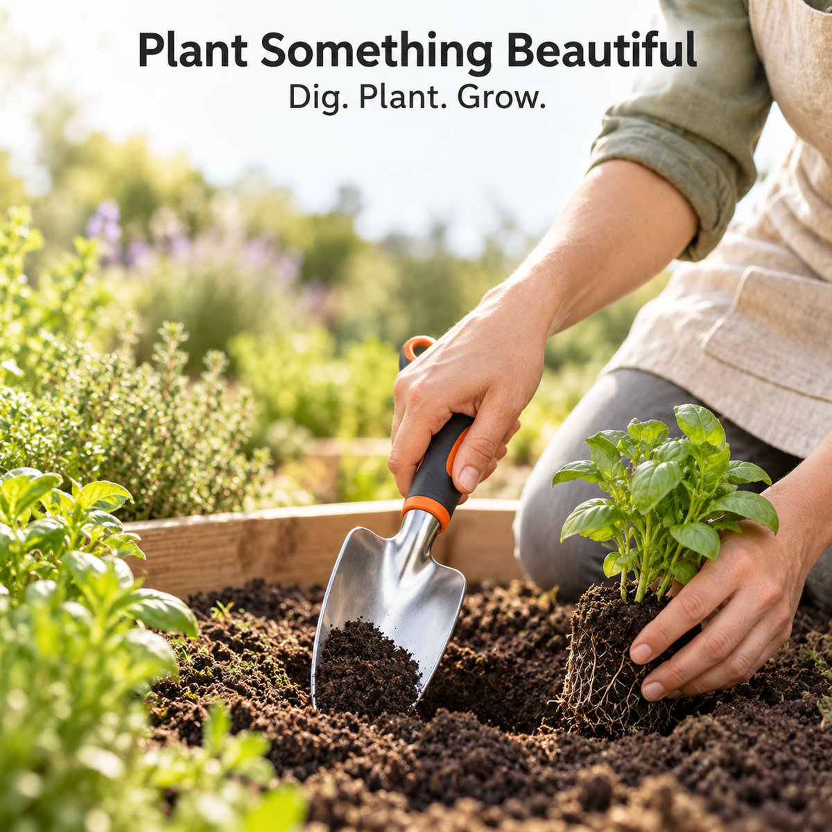 NODDEER® GardenGrip Multi-Purpose Planting & Digging Trowel