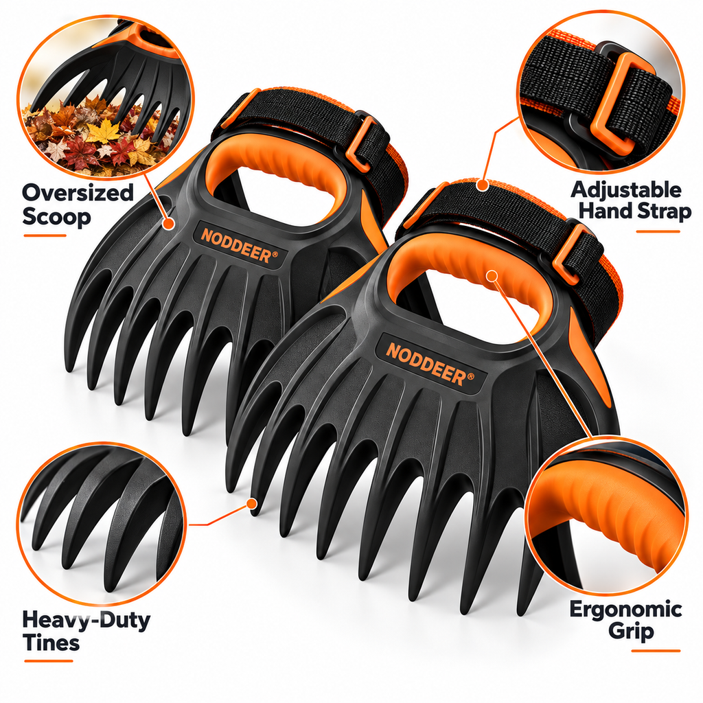 NODDEER® LeafGrab Garden Leaf & Yard Cleanup Claws