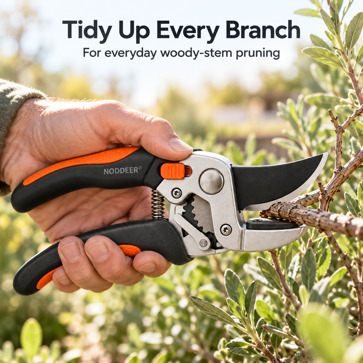 NODDEER® BranchMate Mini Ratchet Pruning Cutter