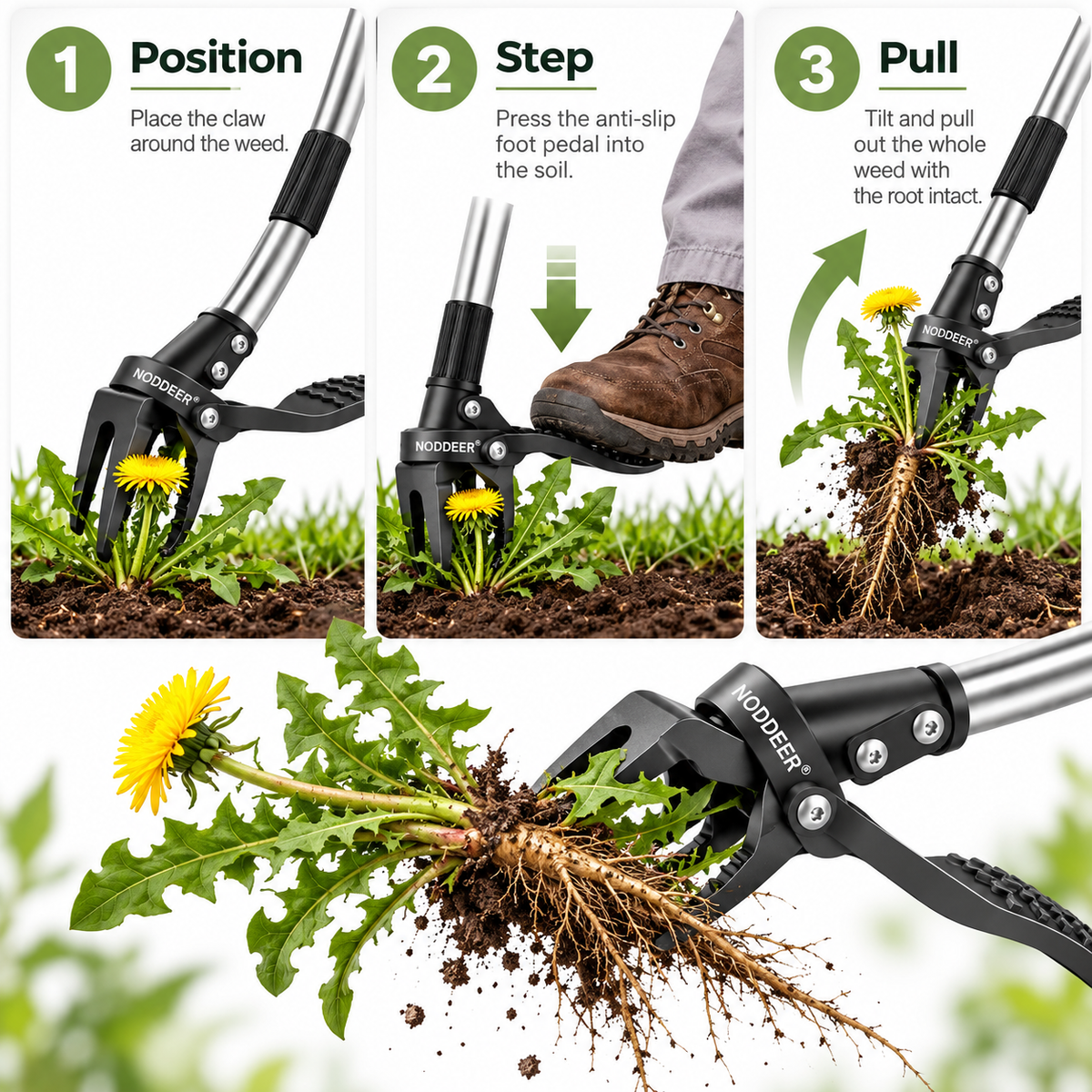 NODDEER® RootPull Easy Weed Remover Tool