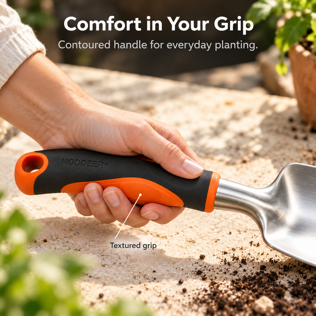 NODDEER® GardenGrip Multi-Purpose Planting & Digging Trowel
